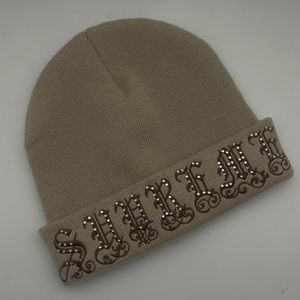 Supreme Old English Rhinestone Beanie